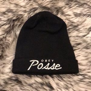 Obey Black Beanie.